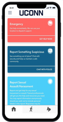 Live Safe app on phone